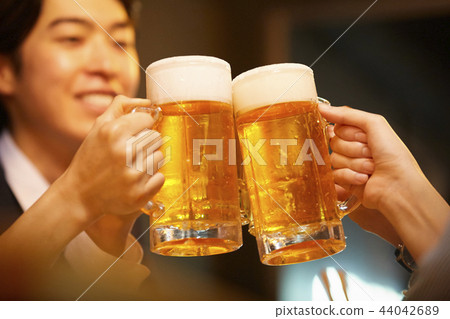 Working people drinking alcohol 44042689