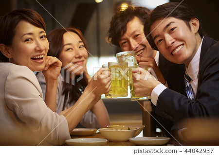 Working people drinking alcohol Working people drinking alcohol 44042937
