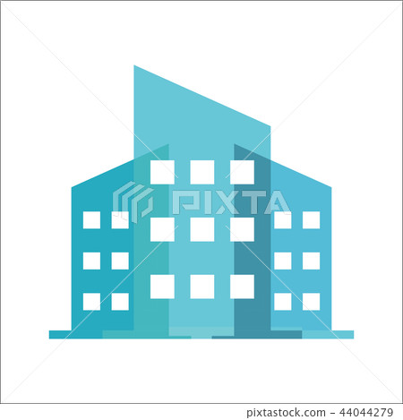office building icon vector - Stock Illustration [44044279] - PIXTA