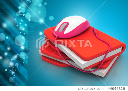 mouse with file folder 44044826