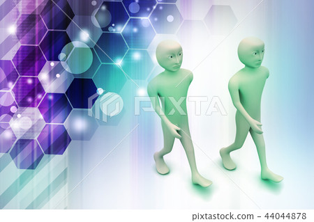 Two friends walk together Two friends walk together 44044878