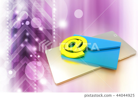 Tablet computer with e-mail Tablet computer with e-mail 44044925
