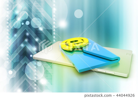 Tablet computer with e-mail Tablet computer with e-mail 44044926