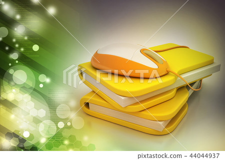 mouse with file folder 44044937