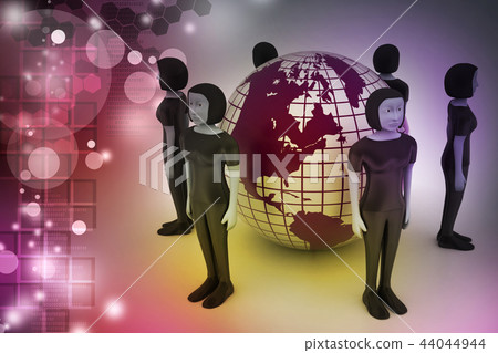 people around a globe representingsocialnetworking people around a globe representingsocialnetworking 44044944