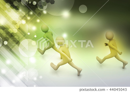 Business people walking Business people walking 44045043