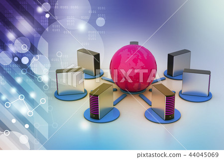 Global networking concept 44045069