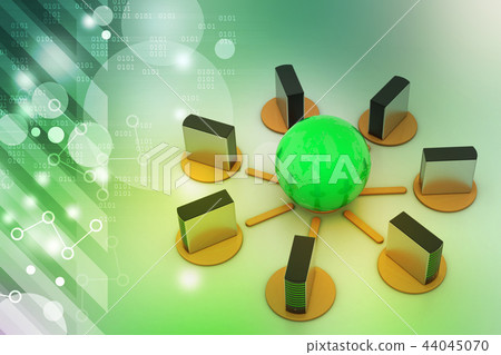 Global networking concept Global networking concept 44045070