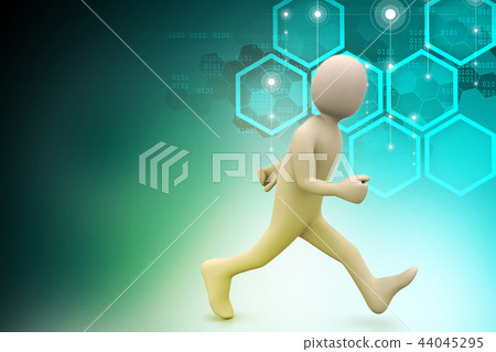 Business man walking Business man walking 44045295