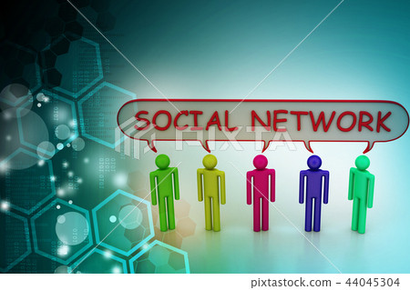 Social network concept Social network concept 44045304