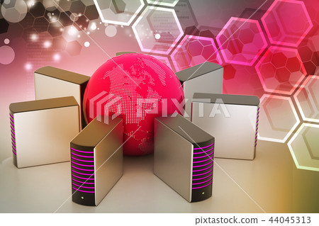Global networking concept Global networking concept 44045313