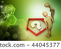real estate business with question mark 44045377