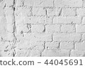 Old white brick wall texture background background 44045691