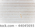 White old metal jalousie background or texture 44045693