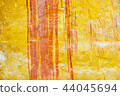 Background of old yellow painted wall 44045694