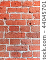 Brick weathered grunge wall background or texture 44045701
