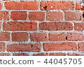 Brick weathered grunge wall background or texture 44045705