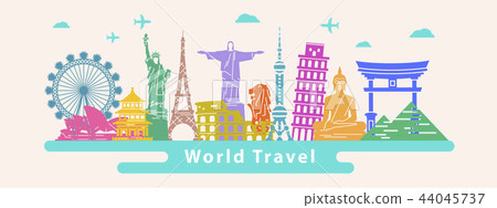 World Travel vector Concept 44045737