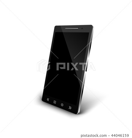 Perspective view smartphone with shadow Perspective view smartphone with shadow 44046159