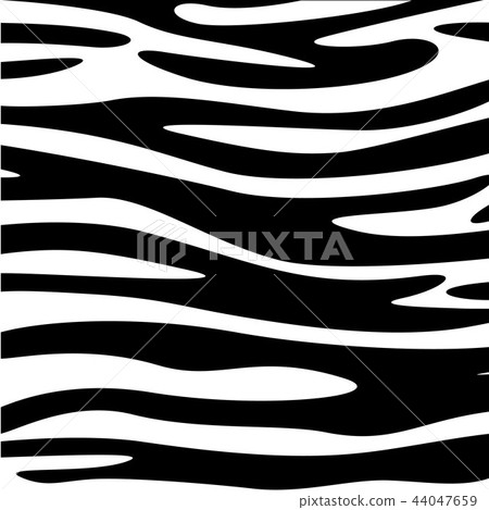 Zebra Skin animal texture black white wallpaper - Stock Illustration ...