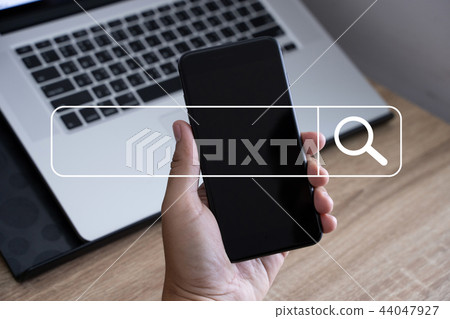 businessman using Searching Browsing Internet 44047927