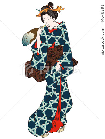 Ukiyoe flower garden of the four seasons 44049291