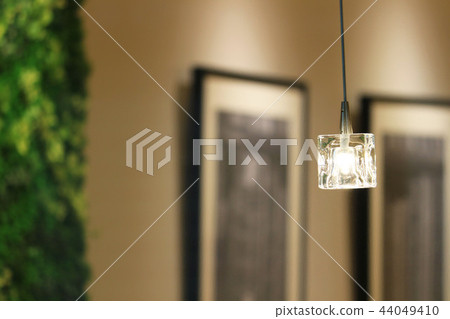 Modern lighting of a quiet cafe Modern lighting of a quiet cafe 44049410