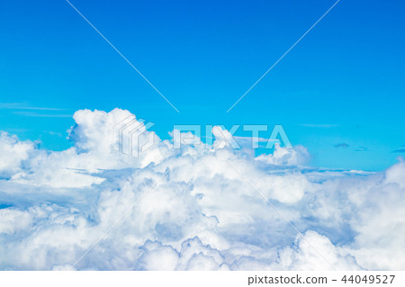 Aerial view from an airplane Above Japan Aerial view from an airplane Above Japan 44049527