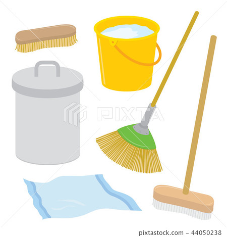 Equipment Tool Cleaner Housework Brush Vector Equipment Tool Cleaner Housework Brush Vector 44050238