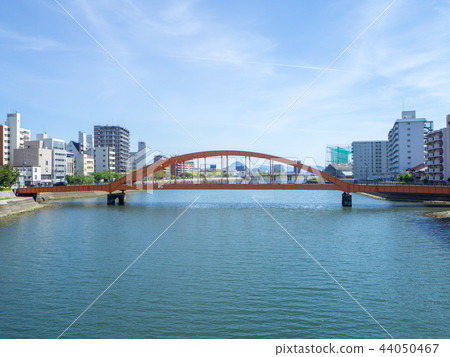 Sumiyoshi Bridge（廣島市）覆蓋前大田河 44050467