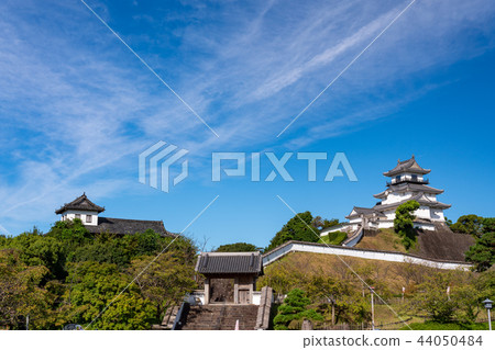 (Shizuoka Prefecture) Kakegawa Castle Taikoan, Shiosai Gate, Tenshukaku 44050484