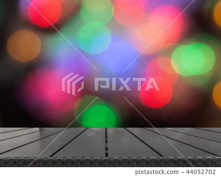 Christmas blurred background with tabletop. 44052702