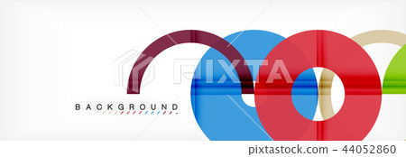 Geomtric modern backgrounds, rings abstract template 44052860