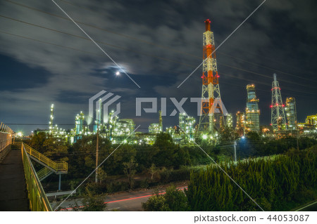 Osaka-Hakusen Kitarinkai Industrial Area Night View 44053087
