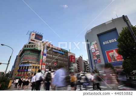 東京都市風景在日本我看在高田馬場站前面的都市風景 44053882