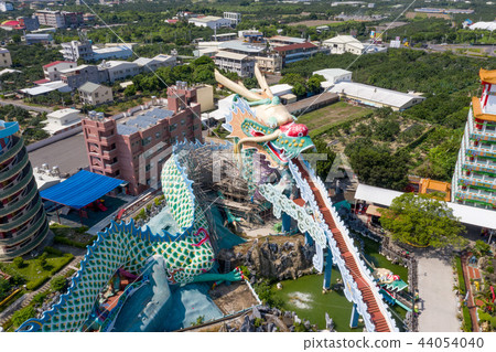 台灣 台南 麻豆 代天府 五彩巨龍 空拍 44054040