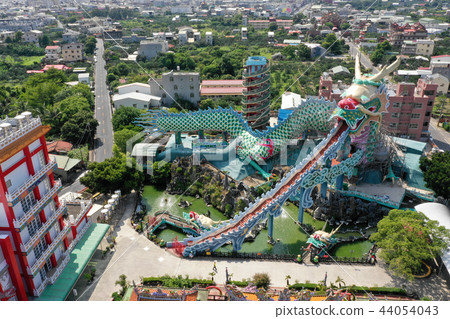 台灣 台南 麻豆 代天府 五彩巨龍 空拍 44054043