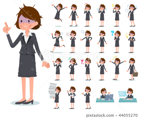 矢量 女生 女孩 44055270