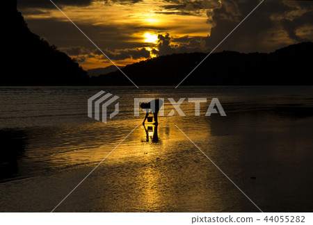 Sunrise at Pak Meng beach, Trang, Thailand 44055282