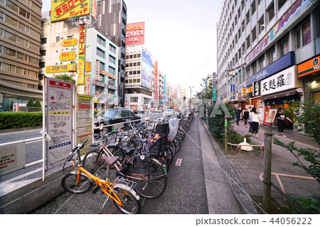 Tokyo cityscape in Japan You can see the cityscape such as bicycle parking lot around Takadanobaba Station Tokyo cityscape in Japan You can see the cityscape such as bicycle parking lot around Takadanobaba Station 44056222