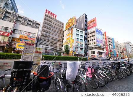 Tokyo cityscape in Japan You can see the cityscape such as bicycle parking lot around Takadanobaba Station Tokyo cityscape in Japan You can see the cityscape such as bicycle parking lot around Takadanobaba Station 44056225