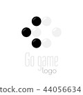 Go game logo. Baduk ko rule position 44056634