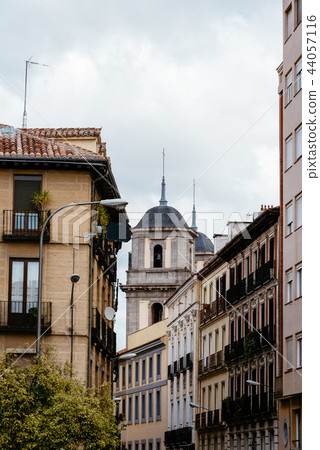 Scenic view of Lavapies neighborhood in Madrid 44057116