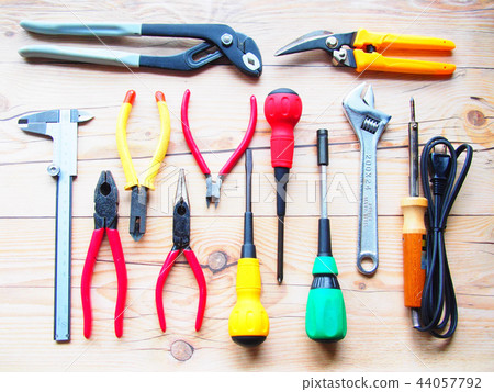 Tools on the desk Tools on the desk 44057792
