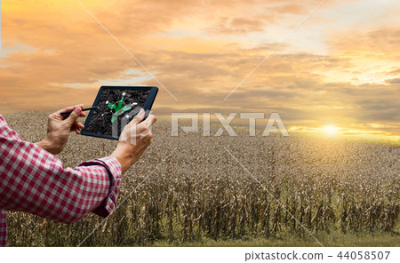 Farmer control tablet technology future tree care Farmer control tablet technology future tree care 44058507