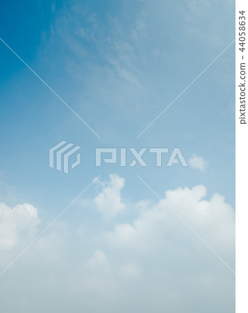 Blue sky with lots clouds 44058634