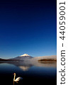 Upside down Fuji and swan 44059001