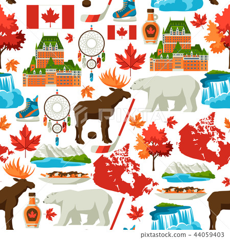 Canada seamless pattern. 44059403