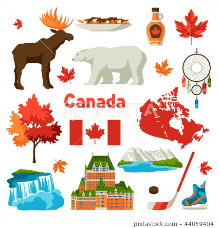 Canada icons set. 44059404
