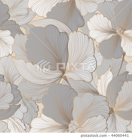 Floral seamless pattern. Flower garden background 44060441
